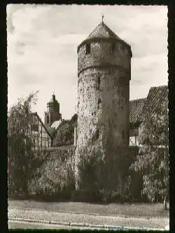 x09801; HOMBERG, Motiv an der Stadtmauer.