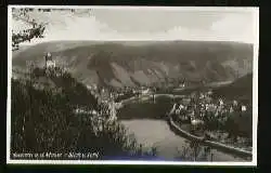 x10196; Cochem an der Mosel. Blick v. Sehl.