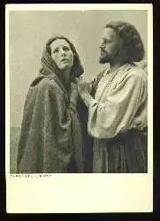 x10548; Passionsspiele 1950 Oberammergau. Christus und Maria.