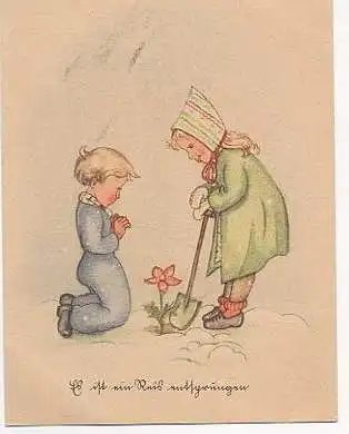 x10727; Kinder. Es ist ein ...Beschrieben aber nicht gelaufen. 1942 (Kinder, Religion))