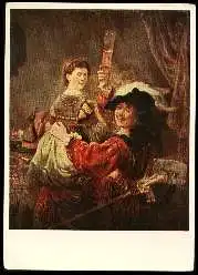 x11054 ; Rembrandt van Rijn Selbstbildnis mit seiner Gattin Saskia.