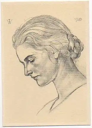 x11179; Junge Frau aus Hessen. W. Willrich