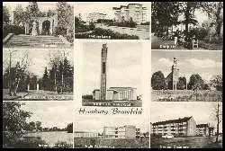 x11302; Hamburg Bramfeld. Ehrenmal, Hohnerkamp, Dorfplatz, Eingang zum Ohlsdorfer Friedhof, Osterkirche, Bramfelder See, Schule Fahrenkrön, Berner Chaussee, Kirche am Stühm Süd.