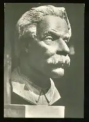 x11720; Albert Schweitzer. Buste, Gips fur Bronze von Max Rassdeutscher, 1965.