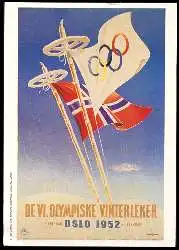 x12927; Oslo. De VI. Olympiske Vinterleker. Reprint.