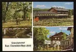 x13308; Grenzbahnhof. Bayerische Eisenstein. Bayerische Wald.