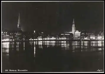 x13436; Hamburg. Binnenalster.