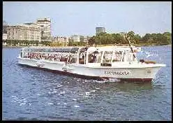 x13451; Hamburg. Alster Schifffahrt. Alster Rundfahrt.