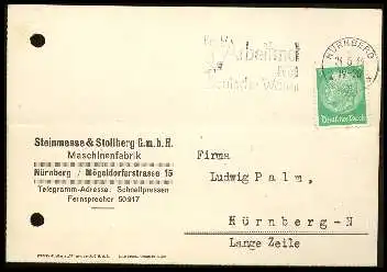 x13948; Nürnberg. Steinmesse u Stlberg GmbH.