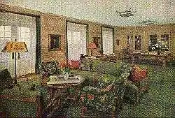 x13954; Der Berghof Obersalzberg. Arbeitszimmer des Führers.