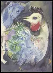 x14091; MARC CHAGALL. Les plumes en fleurs.