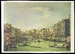 x14281; BERNARDO BELOTTO, gen. CANALETTO. Der Rialto in Venedig.