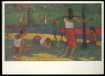 x14311; PAUL GAUGUIN 18481903). Junge Tohltianerlnnen am Strand.