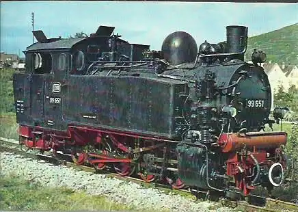 x16312. Baureihe 99. Schmalspur-Tenderlokomotive 750 mm Spurweite.
