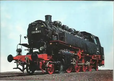 x16313. Baureihe 86. Güterzug - Tenderlok .