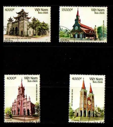 Vietnam 2022 Nr 3951/54 Gefälligkeitsstempel