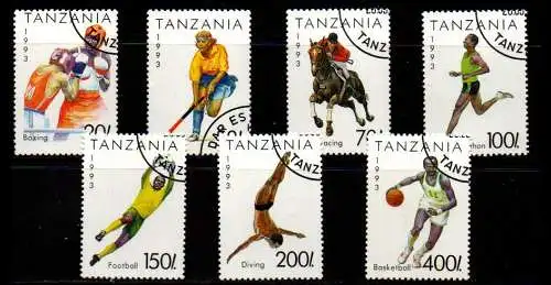 Tansania 1993 Nr 1467/73 Gefälligkeitsstempel