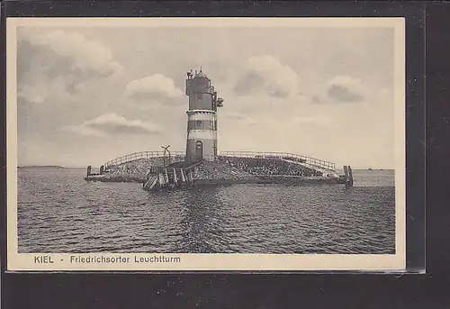AK Kiel - Friedrichsorter Leuchtturm 1935