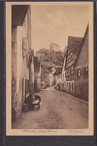 AK Pottenstein Fischergasse 1930