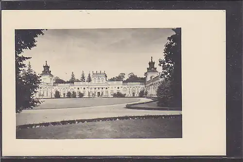 AK Warschau Schloss Wilanow 1940