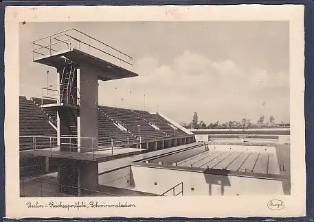 AK Berlin Reichssportfeld Schwimmstadion 1940