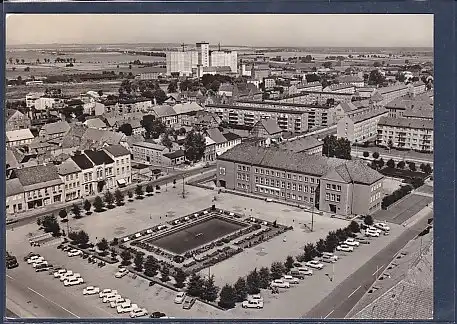 AK Pasewalk Im Vordergrund der Ernst Thälmann Platz 1974