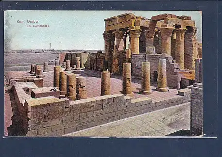 AK Kom Ombo Les Colonnades 1920