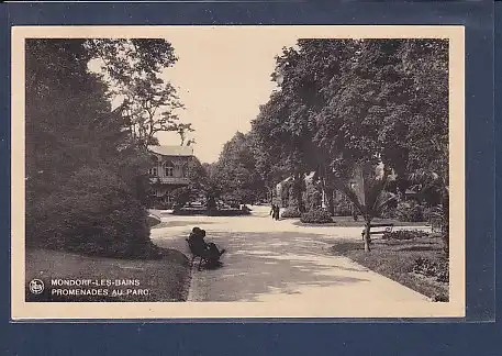 AK Mondorf Les Bains Promenades Au Parc 1934