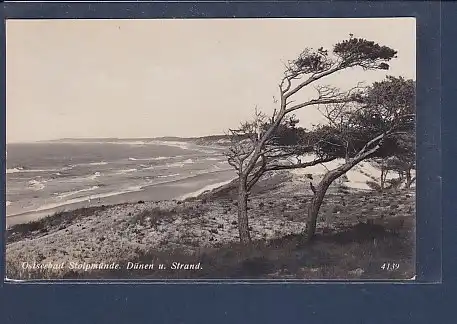 AK Ostseebad Stolpmünde Dünen u. Strand 1931