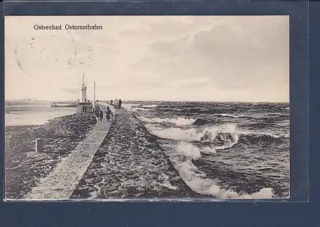 AK Ostseebad Osternothafen 1925