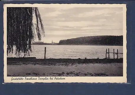 AK Gaststätte Forsthaus Templin bei Potsdam 1938