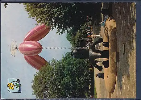 AK Bundesgartenschau Berlin 1985 Balloncluster Signalpunkt Haupteingang