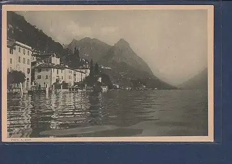 AK Luganer See bei Oria 1930