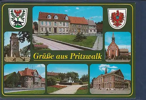 Wappen AK Grüße aus Pritzwalk 6.Ansichten 2000