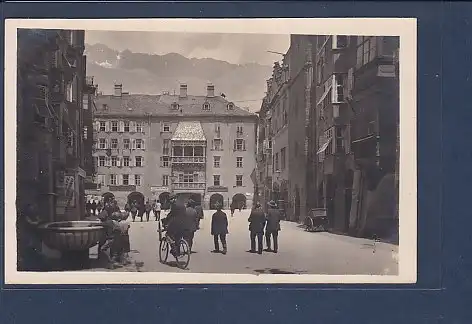 AK Innsbruck Herzog Friedrichstraße mit goldenem Dachl 1930