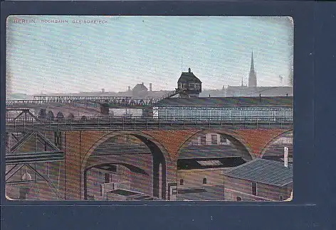 AK Berlin Hochbahn Gleisdreieck 1920