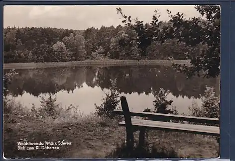 AK Waldsieversdorf Blick zum Kl. Däbersee 1957