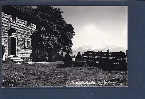 AK Hütteneckalm bei Goisern 1962