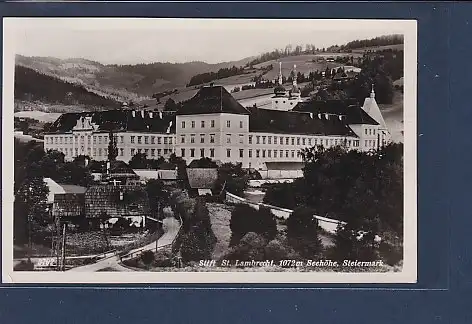 AK Stift St. Lambrecht 1972m Seehöhe 1954