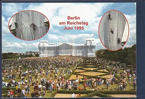AK Berlin am Reichstag Juni 1995 Stoff der Begierde 