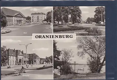 AK Oranienburg 4.Ansichten Post - Bahnhof 1974