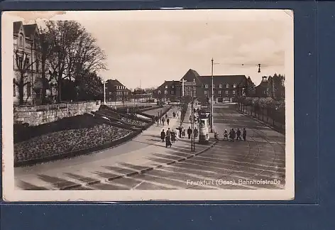 AK Frankfurt ( Oder) Bahnhofstraße 1950