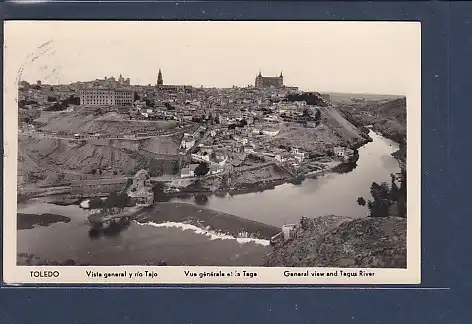 AK Toledo General view and Tagus River 1957