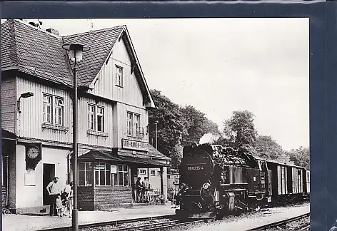 AK Harzquerbahn Bahnhof Drei Annen Hohne 1985