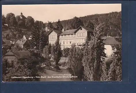 AK Elgersburg Am Eisenbahn Erholungsheim 1964