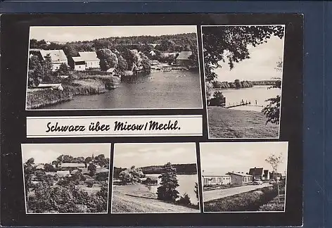 [Ansichtskarte] AK Schwarz über Mirow 5.Ansichten 1966. 