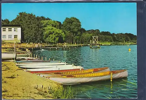 [Ansichtskarte] AK Löcknitz ( Kr. Pasewalk) Strandbad 1975. 