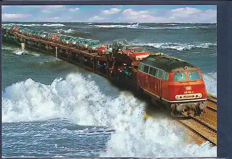 [Ansichtskarte] AK Autozug nach Sylt 2003. 