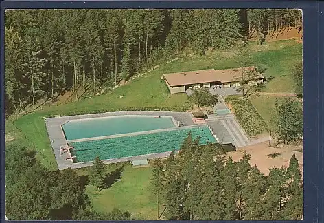 [Ansichtskarte] AK Waldschwimmbad Egestorf Luftbild 1970. 