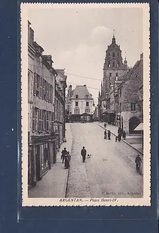 [Ansichtskarte] AK Argentan Place Henri IV 1930. 